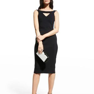 Chiara Boni La Petite Robe Triangle-Shaped Cutout Dress